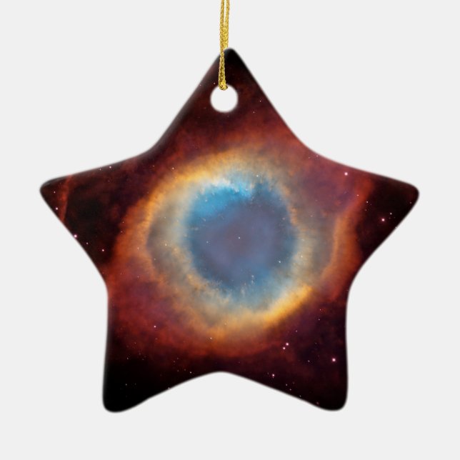 Ornamento De Cerâmica Nebulosa Hélice (Frente)