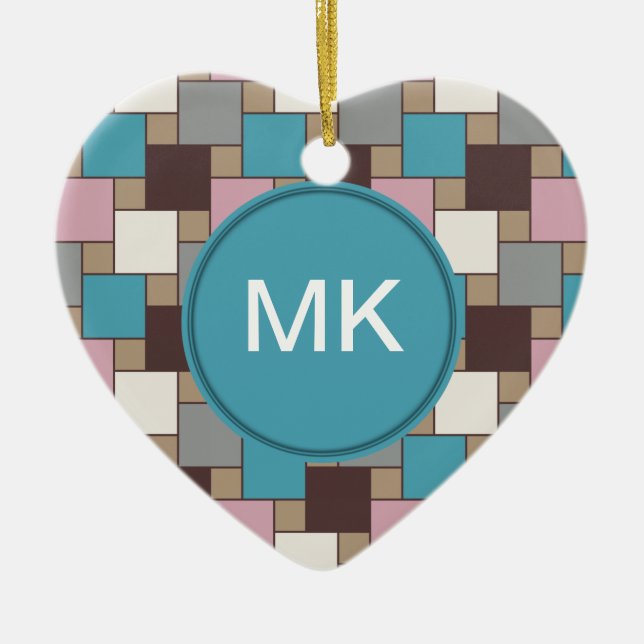 Ornamento De Cerâmica Néctar Rosa Elegante (Frente)