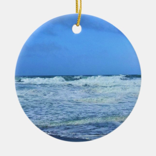 Ornamento De Cerâmica Nelscott Reef, Lincoln City, Oregon (Frente)