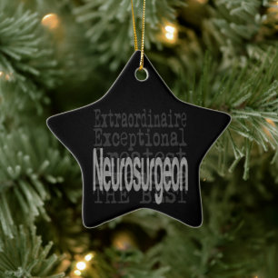 Ornamento De Cerâmica Neurocirurgião Extraordinário