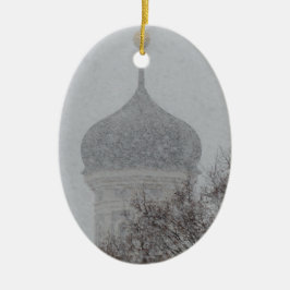 Ornamento De Cerâmica Nevasca Russa