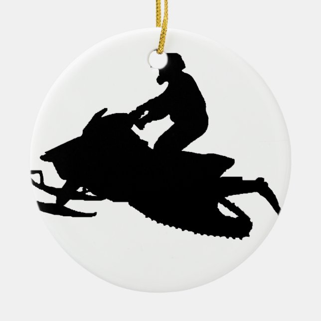 Ornamento De Cerâmica Neve (Frente)