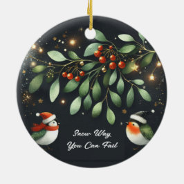 Ornamento De Cerâmica Neve Como Você Pode Falhar