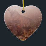 Ornamento De Cerâmica Nevoeiro matinal<br><div class="desc">Nevoeiro matinal</div>