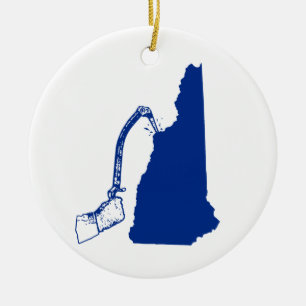 Ornamento De Cerâmica New Hampshire Ice Climbing