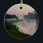 Ornamento De Cerâmica Niagara Falls<br><div class="desc">Uma imagem bonita eu descolei Niagara Falls ao visitar New York</div>