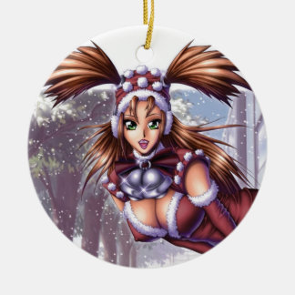 Ornamento De Cerâmica Nikki - Natal do Anime