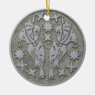 Ornamento De Cerâmica Ninja Manhole