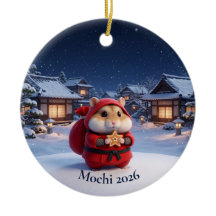 Ninja Personalizado do Papai Noel Hamster Natal Ja