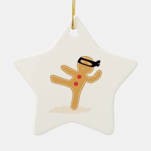 Ornamento De Cerâmica Ninjabread Man