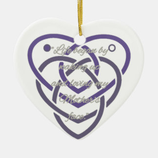 Ornamento De Cerâmica Nó de Motherhood Celular