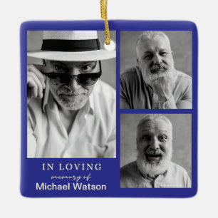 Ornamento De Cerâmica No Loving Memory Grandpa Funeral Memorial Keepsasa