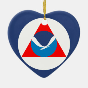 Ornamento De Cerâmica Noaa, os Estados Unidos