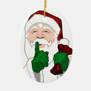 Ornamento De Cerâmica Noel Clause Ornament Papais noeis Decoração de N