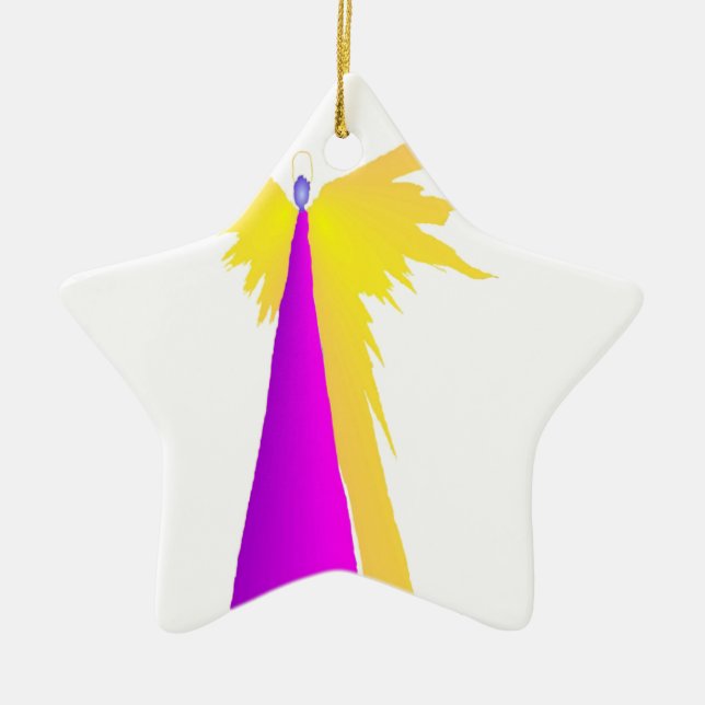Ornamento De Cerâmica Noite de Natal (Frente)