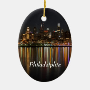 Ornamento De Cerâmica Noite de Philly