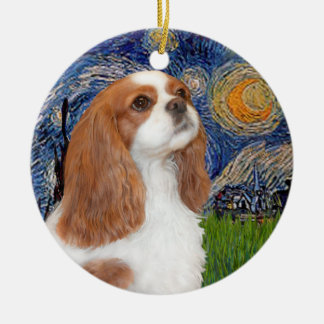 Ornamento De Cerâmica Noite Estrelada - Cavalier (BL1)