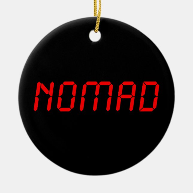 ORNAMENTO DE CERÂMICA NOMAD DIGITAL (Frente)