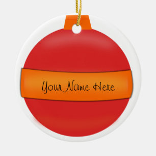 Ornamento De Cerâmica Nome da Árvore de Pedido