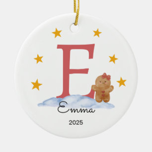 Ornamento De Cerâmica Nome Personalizado - Ornamento, Gingerpão