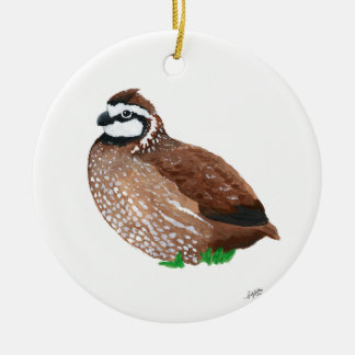 Ornamento De Cerâmica Norte Bobwhite