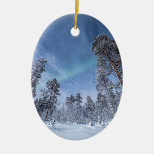Ornamento De Cerâmica Norte Lights Noruega