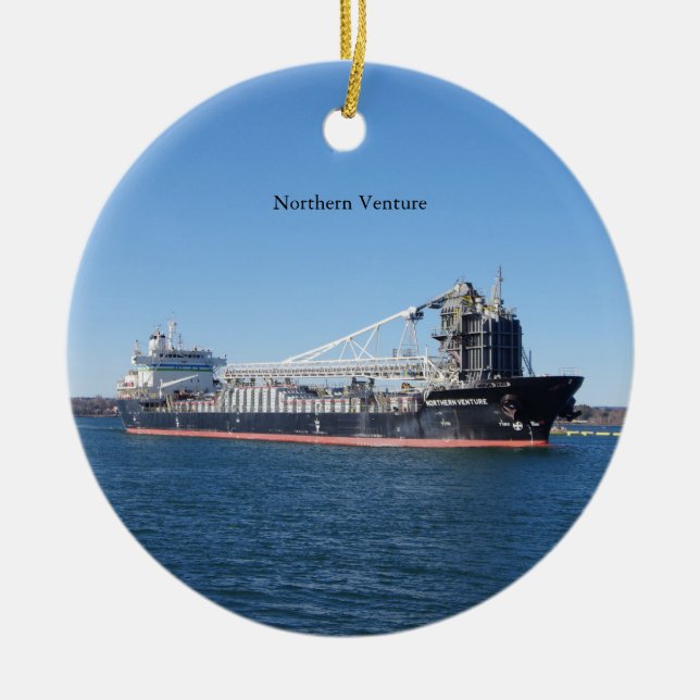 Ornamento De Cerâmica Norte Venture Ornament (Frente)