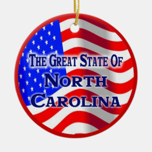 Ornamento De Cerâmica North Carolina