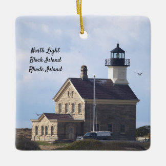 Ornamento De Cerâmica North Light Lighthouse Ornament 