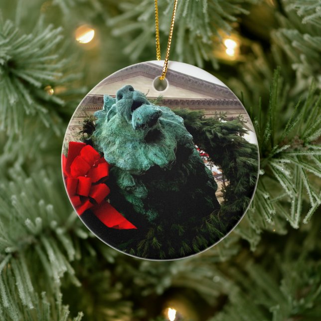 Ornamento De Cerâmica North Lion no Instituto de Arte de Chicago (Árvore)