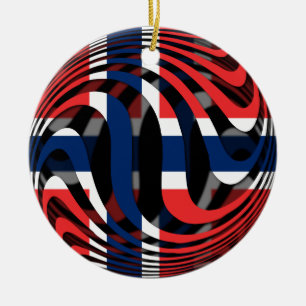 Ornamento De Cerâmica Noruega nº 1