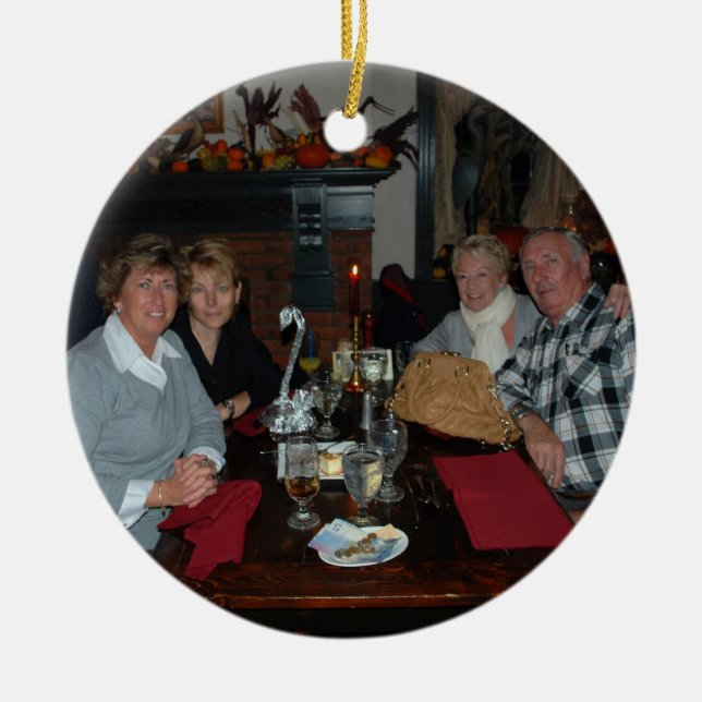 Ornamento De Cerâmica nós (Frente)