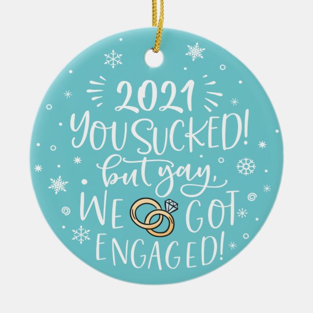 Ornamento De Cerâmica Nós nos divertimos com a foto (Frente)