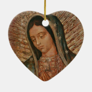Ornamento De Cerâmica nossa dama de guadalupe