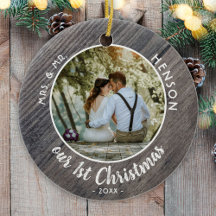 Nossa Foto de Casal Recém-Casados no 1º Natal