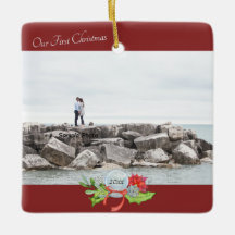 Nossa Primeira Foto de Natal Personalizada