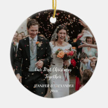 Nossa Primeira Foto de Natal Personalizada do Casa