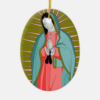 Ornamento De Cerâmica nossa senhora de guadalupe