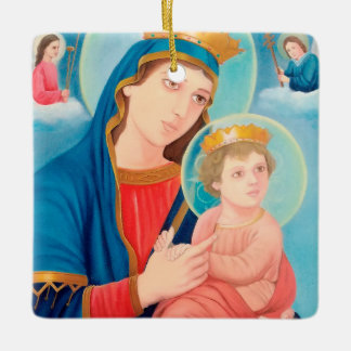 Ornamento De Cerâmica Nossa Senhora Perpétua Ajuda Católica