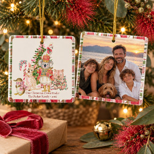 Ornamento De Cerâmica Nosso Natal na Austrália - Lembrança de Família Au