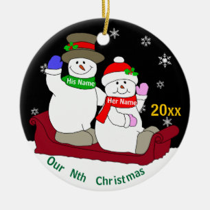Ornamento De Cerâmica Nosso Nth Natal