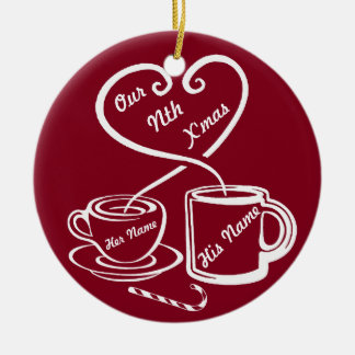Ornamento De Cerâmica Nosso Nth Natal