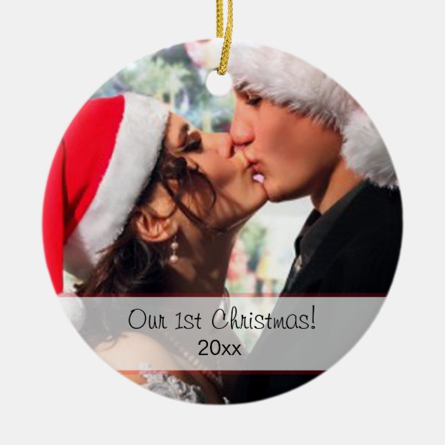 Ornamento De Cerâmica Nosso ø Natal (Frente)