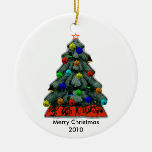 Ornamento De Cerâmica Nosso ø Natal adiciona-o foto
