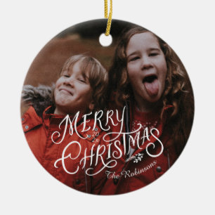 Ornamento De Cerâmica Nostalgia festiva Feliz Natal