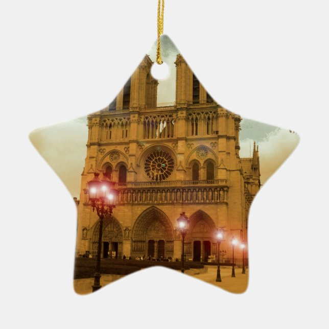 Ornamento De Cerâmica Notre Dame (Frente)