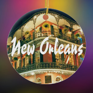 Ornamento De Cerâmica Nova Orleans - Guarda-costas comemorativa