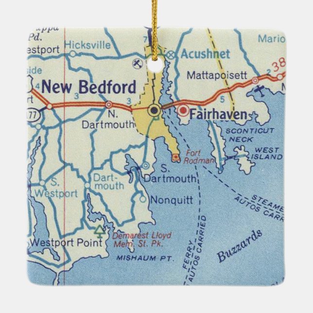 Ornamento De Cerâmica Novas MÃES Bedford (Verso)