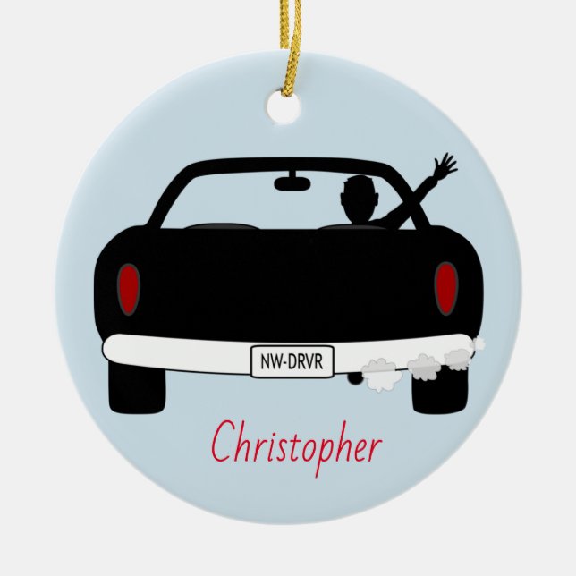 Ornamento De Cerâmica Novo driver do lado direito (Frente)