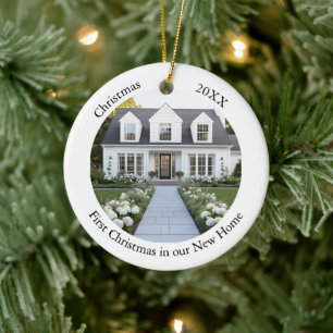 Ornamento De Cerâmica Novo Natal Personalizado